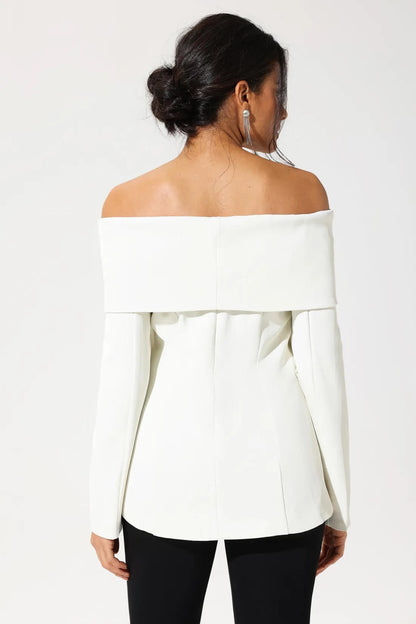 Verona | Chic Off-Shoulder Blazer