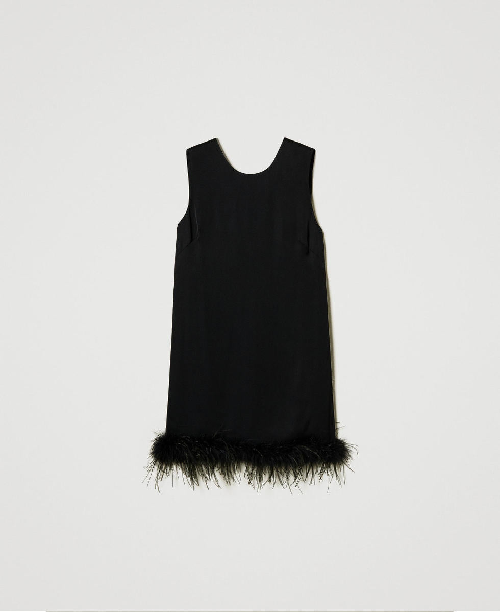 Layla |  Elegant Feather Dress