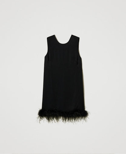 Layla |  Elegant Feather Dress